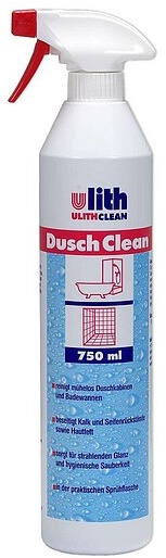 Ulith Clean Dusch-Reiniger - strahlender Glanz und hygienische Sauberkeit - 750 ml - 247009 ** 1l/6,52 EUR