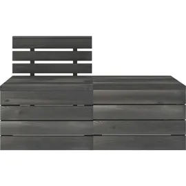 vidaXL Garten-Sofagarnitur 2-tlg. dunkelgrau 315421