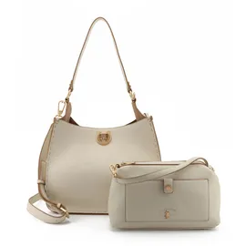 U.S. Polo Assn. Middleton Hobo Bag Shopper Polyurethan Beige/White