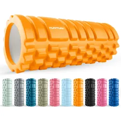 Yoga Grid Foam Roller - 33 cm lang in Orange - Inkl. kostenlose Fitness-App EINHEITSGRÖSSE