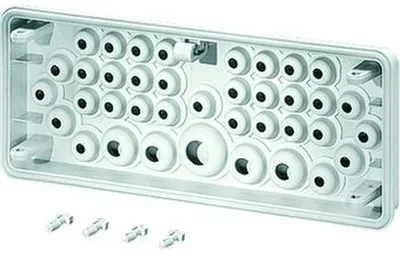 Membranflansch Kst 300x100mm Membran unbeh