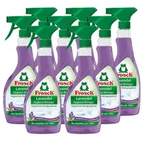 FROSCH 8x Frosch Lavendel Hygiene-Reiniger 500 ml Sprühflasche Spezialwaschmittel