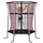 Homcom Trampolin Ø163,5 cm inkl. Sicherheitsnetz Rosa
