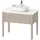 Duravit Waschtischunterschrank 1 Auszug 93,8 x 74,3 cm Taupe Seidenmatt