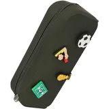 ONLINE USV-Systeme Online Federmäppchen Soccer Pins I Stylische Federtasche für Mädchen & Jungen, ideal für Schule, Uni & Büro I Pencil Case mit praktischem Reißverschluss zur Aufbewahrung von Stiften & Kosmetik