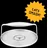Moesta Burgerpresse Ø 18 cm Edelstahl Weiß