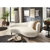 Atlantic Home Collection Chaiselongue »Olivia« Nierenform-Sofa mit Zierkissen im Originalbezug