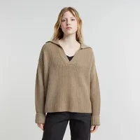 G-Star Heavy Knitted Loose beige - Damen. - XXS