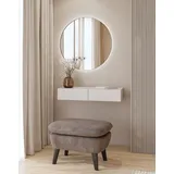 otto home Schminktisch OTTO HOME "Jukon, Breite 90 cm, moderner Schminktisch incl. Spiegel", kachmir, kaschmir, B:90cm H:16cm T:35cm, Tische, Schminktisch, Hängende Schminktisch, Spiegel mit LED Beleuchtung