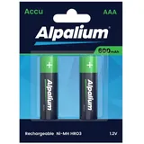 alpalium Akku Batterien AAA, 600 mAh, 2er Pack, Alpalium, sofort einsatzbereit