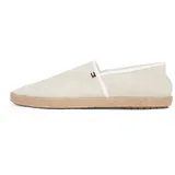 Tommy Hilfiger Herren Espadrilles Chambray mit Logo, Weiß (Ecru), 44 - 44 EU