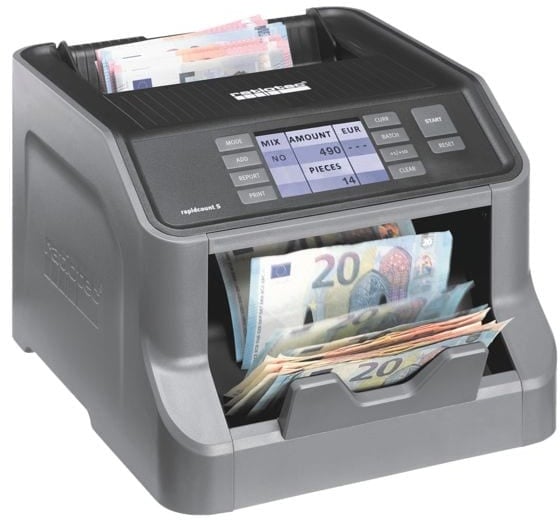 ratiotec Banknotenzählmaschine »rapidcount S 225«, 27.4x19.5x30.6 cm