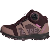 adidas Terrex BOA Mid RAIN.RDY Hiking Shoes Sneaker, Shadow Maroon/matt Purple met./Wonder red, 38