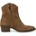 TAMARIS Cowboy Stiefelette Blockabsatz, Festival, Western-Boots mit modischen Nähten braun 36 EU