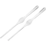 Westmark Hummergabel-Set, 2tlg., mit je 2 spitzen Zinken, Länge: 18,5 cm, Rostfreier Edelstahl, Silber, 66162280