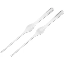 Westmark Hummergabel-Set, 2tlg., mit je 2 spitzen Zinken, Länge: 18,5 cm, Rostfreier Edelstahl, Silber, 66162280