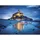 CLEMENTONI Fluorescent Puzzle Le Mont Saint-Michel (fluoreszierend, 1000 Teile)