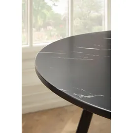 Wohnling Esszimmertisch 75 x 76 x 75 cm schwarz