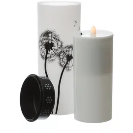 MARELIDA Pusteblume LED Grablicht 21 cm 2 St. weiß