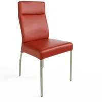 Esszimmer Echt Lederstuhl Stuhl Gatto Rindsleder | Besucherstuhl Leder Stuhl Stühle Rot