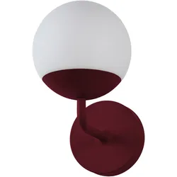 Fermob - Mooon! Wandleuchte LED, Ø 15 cm, schwarzkirsche