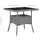 vidaXL Gartentisch 80 x 80 x 75 cm Grau