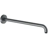 Keuco Brausearm Rosettenform rund, Ausladung 450 mm, 51688130400 Schwarzchrom gebürstet