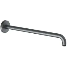 Keuco Brausearm Rosettenform rund, Ausladung 450 mm, 51688130400 Schwarzchrom gebürstet