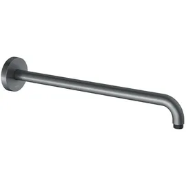 Keuco Brausearm Rosettenform rund, Ausladung 450 mm, 51688130400 Schwarzchrom gebürstet