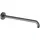 Keuco Brausearm Rosettenform rund, Ausladung 450 mm, 51688130400 Schwarzchrom gebürstet