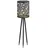 Dehner Solar-Laterne Metall Kunststoff Ø 18,5 cm Höhe 69 cm Dämmerungssensor schwarz