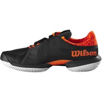 Wilson Herren KAOS Swift 1.5 Sneaker, Black/Phantom/Shocking Orange, 43 1/3 EU