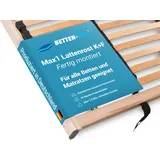 Lattenrost Max1 K+F Lattenrost - fertig montiert, Betten-ABC, Kopfteil Kopf- und Fußteilverstellung, Fußteil Kopf- und Fußteilverstellung, Kopf- und Fußteil verstellbar, besondere Langlebigkeit, stabil 120 cm x 200 cm x 4,5 cm