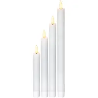 Star Trading LED Kerzen Set 4 St. weiß