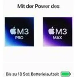 Apple MacBook Pro M3 2023 14" M3 Pro 18 GB RAM 1 TB SSD 18-Core GPU Space Schwarz