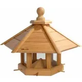 Luxus-Vogelhaus Vogelhaus Anflug Eichenholz
