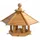 Luxus-Vogelhaus Vogelhaus Anflug Eichenholz