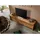 Massivmoebel24 PURE OAK TV-Lowboard 220x45x50 cm Beige Massivholz