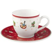 Villeroy & Boch Espressotasse mit Untertasse 0,07 l Rot