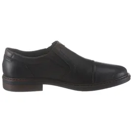 Rieker Slipper Anzugschuh, Business Schuh, Schlupfschuh mit stylischer Quernaht Rieker schwarz