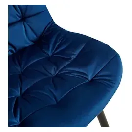 CLP 2er Set Esszimmerstuhl Rossford dunkelblau