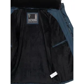 Alessandro Salvarini "ASEzkimo", Herren, Gr. XL, blau (navy), Obermaterial: 100% Polyester. Innenseite: 100% Polyester. Futter: 100% Polyester. Fellimitat: 100% Polyester, Jacken Winterjacke, mit warmen Teddyfell