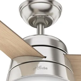 Hunter Fans Finley 91 cm Deckenventilator Silber