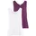 Beachtime Tanktop Damen lila+weiß Gr.36/38