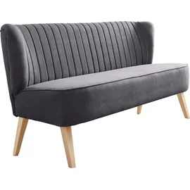 INOSIGN 2-Sitzer »Campi« bequemes Küchensofa, frei im Raum stellbar grau