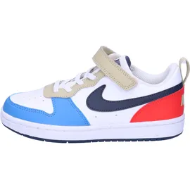 Nike Court Borough Low Recraft Kids White/Thunder Blue/Light Crimson 28