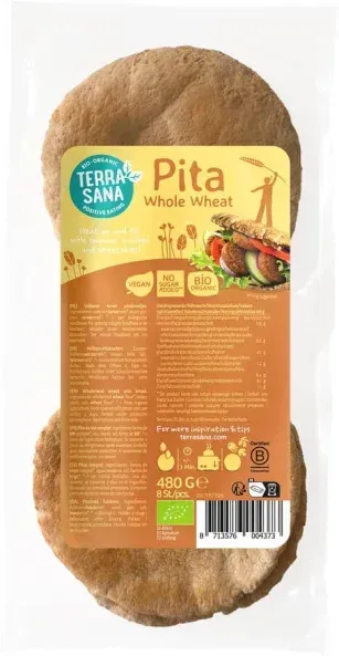 Terrasana Weizenvollkorn Pita bio