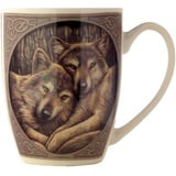 Puckator Lisa Parker Wolf Tasse aus Porzellan