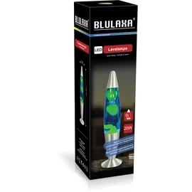 Blulaxa LED-Lava-Tischleuchte Blau Gelb