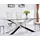 xl moebel gmbh Esszimmertisch 90 x 75 x 180 cm silber